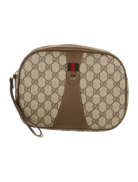 vintage Gucci cosmetic bag